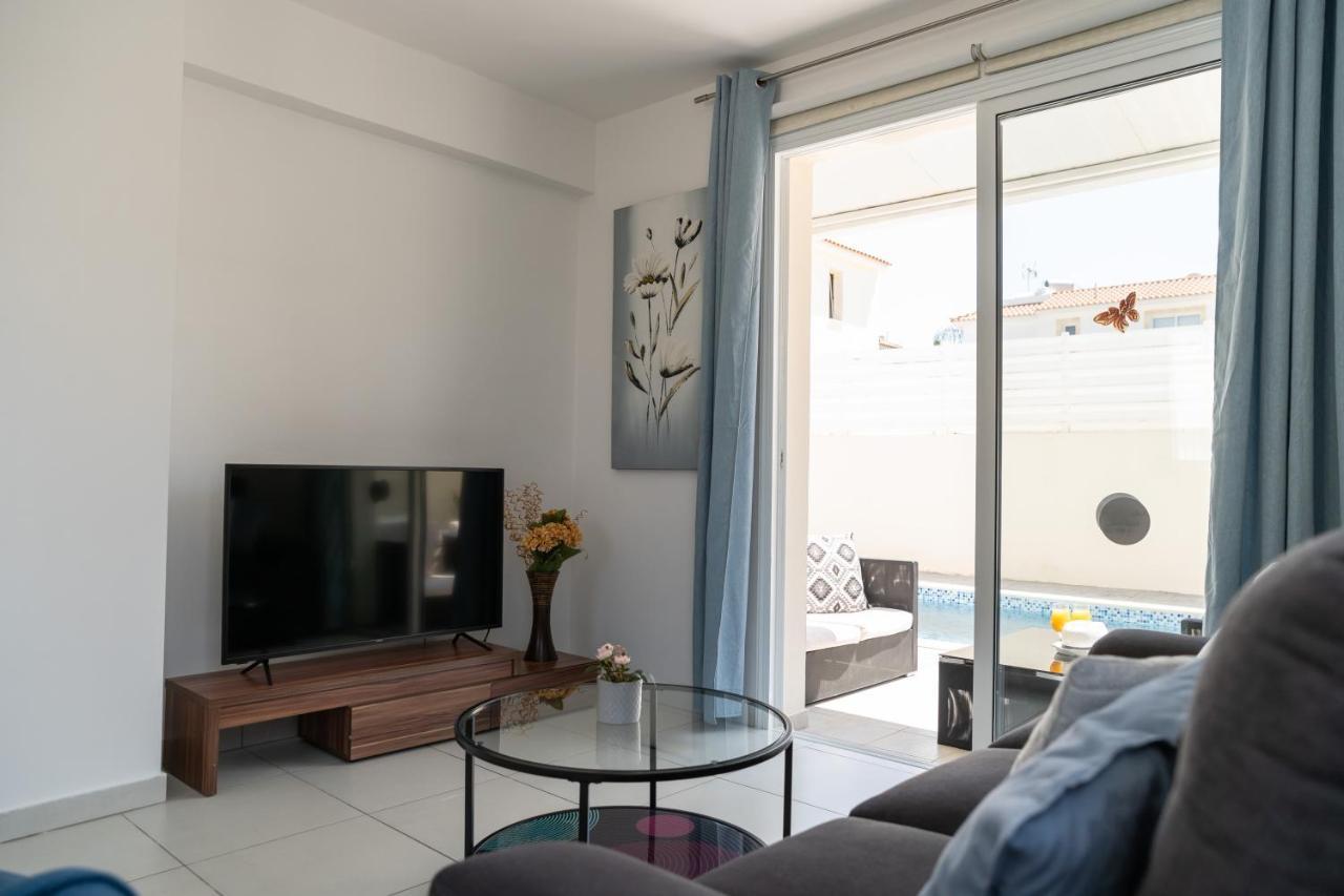 Dafni Villa Ekaterina 3 Bdrm Protarász Kültér fotó